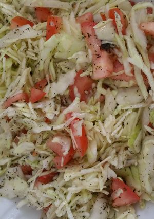 A picture of Easy cabbage salad.