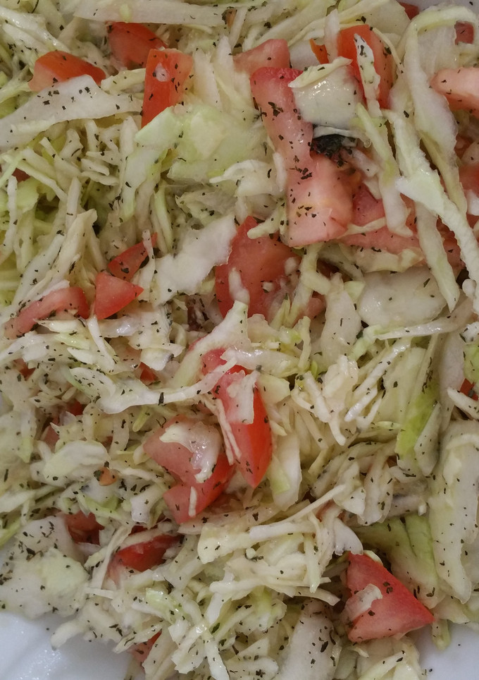 A picture of Easy cabbage salad.