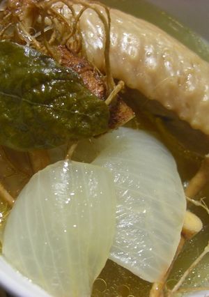 小藥膳狗尾草燉雞 的食譜成品照片