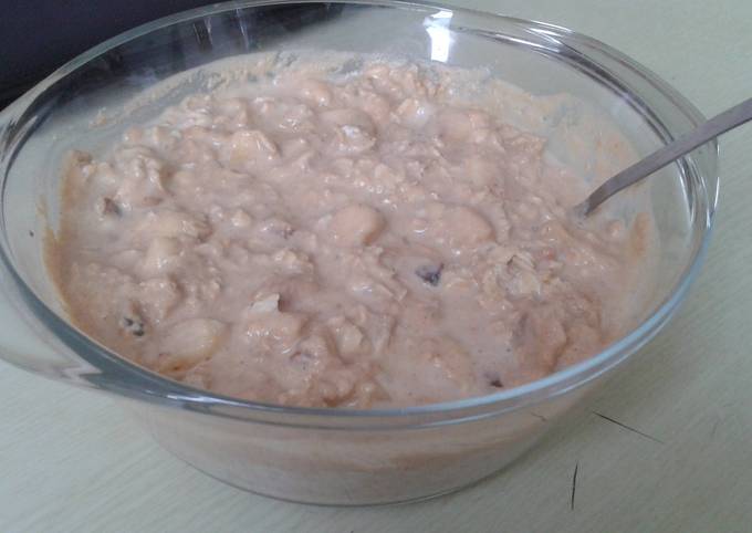 Tori's diet dessert - overnight oatmeal