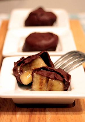 A picture of Two-Ingredient Creamy Chocolate Banana.