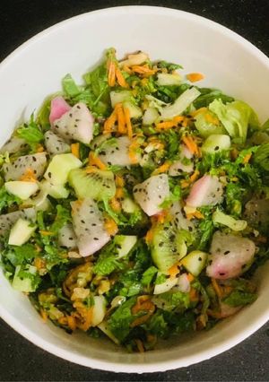 A picture of Dragon Fruit Salad ….