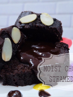 Foto resep Moist chocolate steamed cake