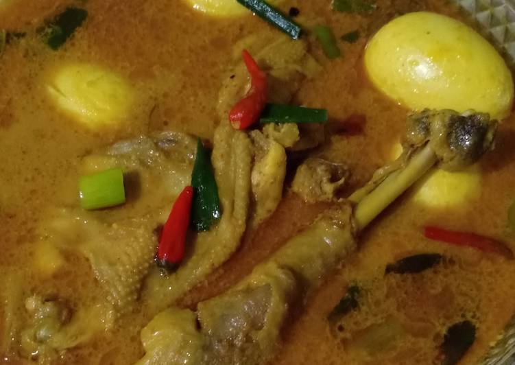 Kare Ayam Telur Ala-Q