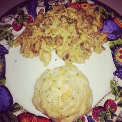 Homemade Beef Stroganoff A picture of Homemade Beef Stroganoff.
