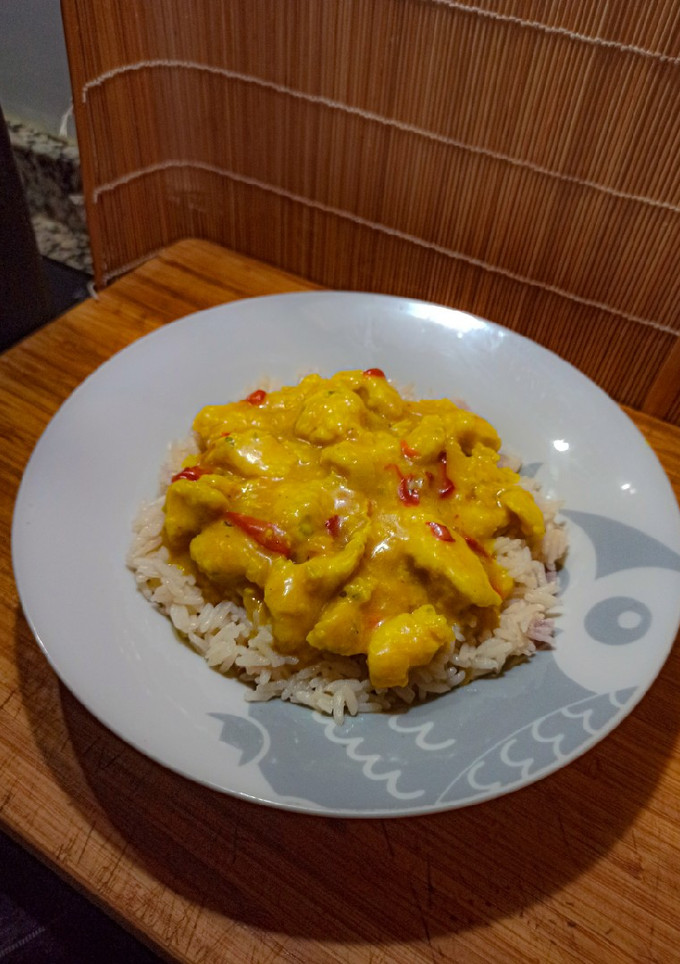 Una foto de Pollo al Ras de hanout