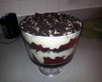 Best Recipe Red Velvet Cheesecake Oreo Trifle Very Delicious