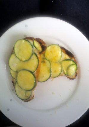 A picture of Cheese on toast with a twist.