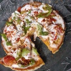 Veg pizza A picture of Veg pizza.