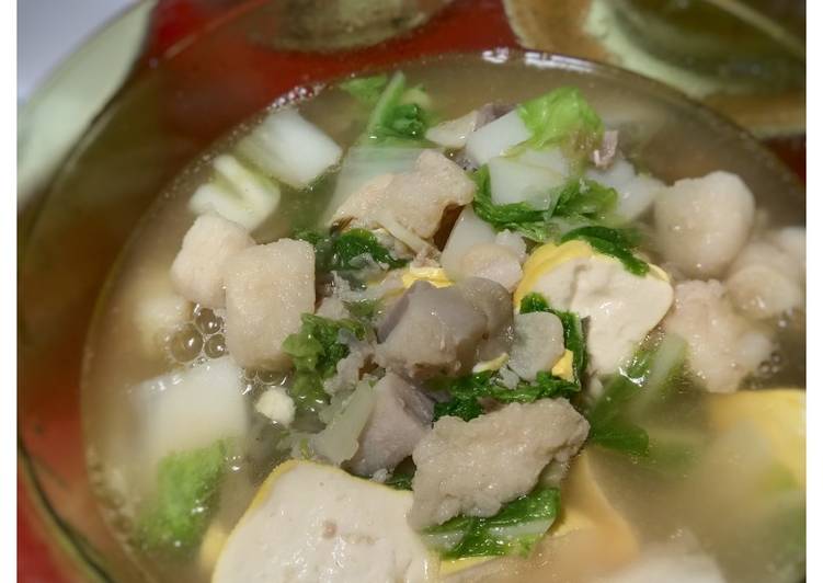Langkah Mudah untuk Menyiapkan Sup Ikan Tahu Sawi Putih, Enak Banget