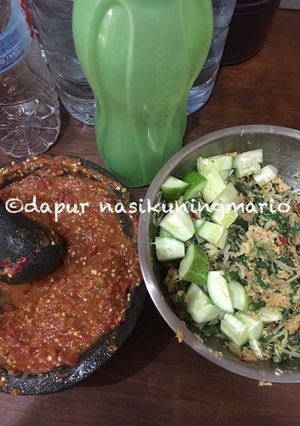 Foto resep Urap2 & sambel Terasi mentah