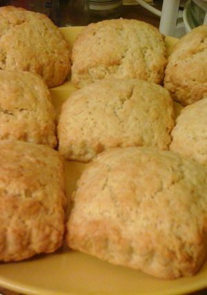 A picture of Coconut & lemon scones.
