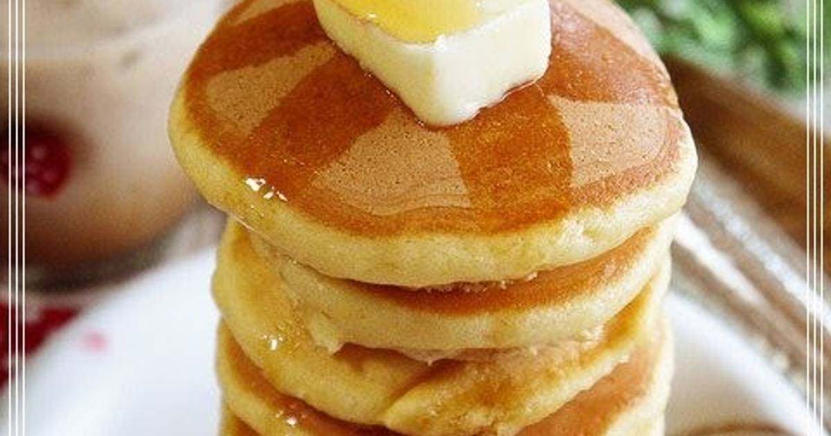 Fluffy Pancakes Made with Bread Flour Recipe by  - Cookpad