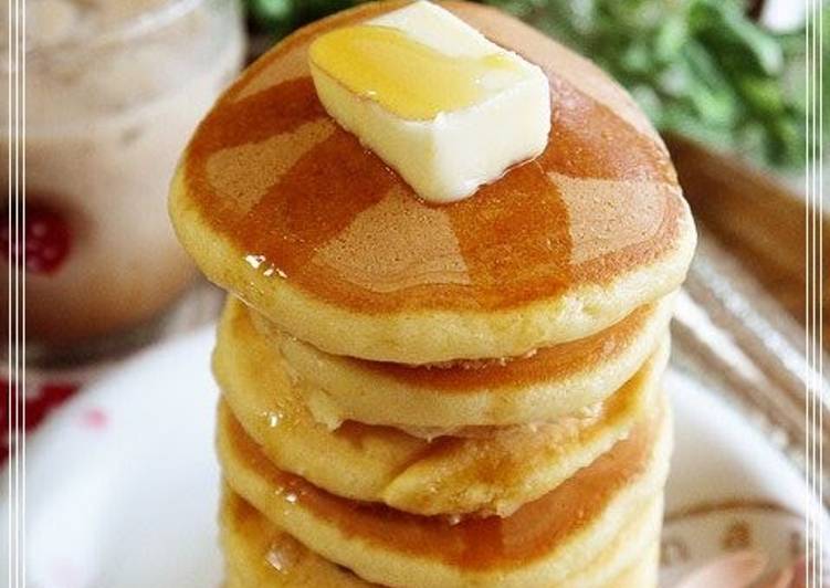 Easiest Way to Make Any-night-of-the-week Fluffy Pancakes Made with Bread Flour