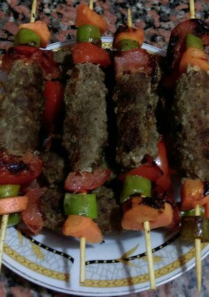 صورة لوصفة كفته شيش طاووق مشويه علي طريقتي