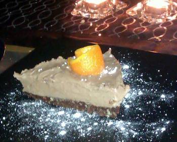 Easy Recipe chocolate orange cheesecake with popping candy Delicious Perfect