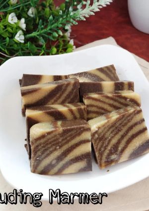 Foto resep Puding Marmer