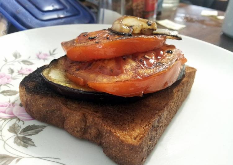 Simple Way to Prepare Ultimate Eggplant toast