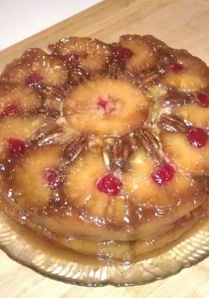 A picture of PineappleUpside down cake.