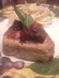 Brad's pan seared ahi tuna with red wine balsamic reduction