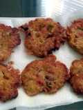 Salt fish frittas