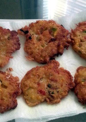 A picture of Salt fish frittas.
