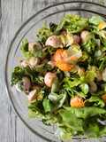 Ensalada de digüeñes con lechuga