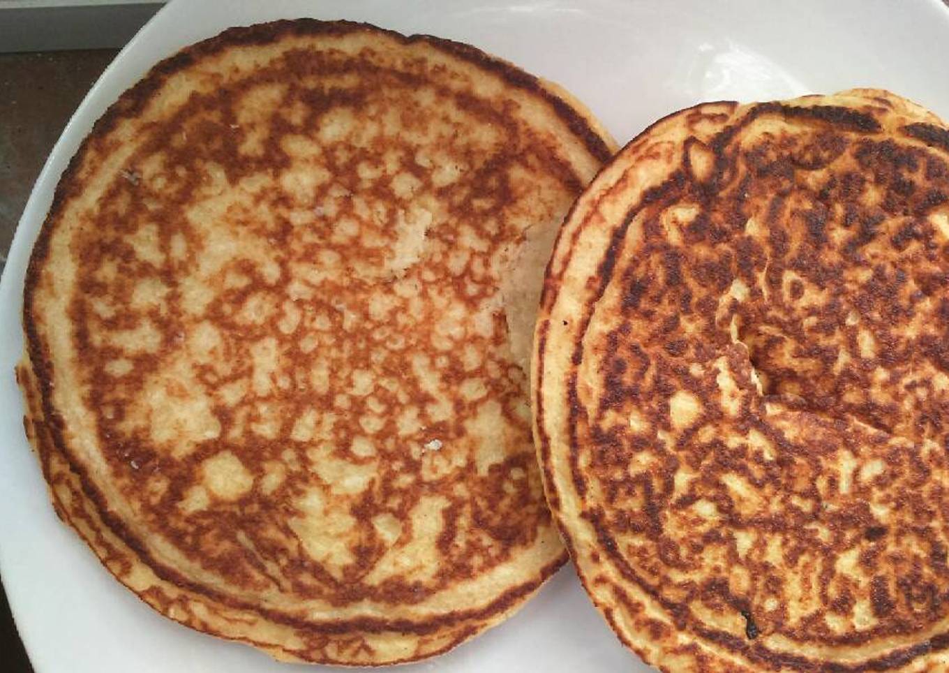 Pancakes de avena y coco