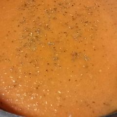 A picture of Roasted Garden Vegetable Soup.