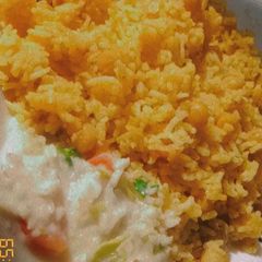 A picture of Lahore famous punjabi chana Pulao.