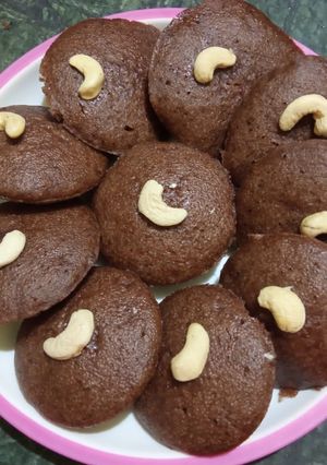 A picture of Chocolate idli.