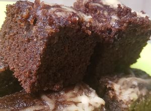 Foto resep Brownis keju kukus dari tepung singkong/gaplek