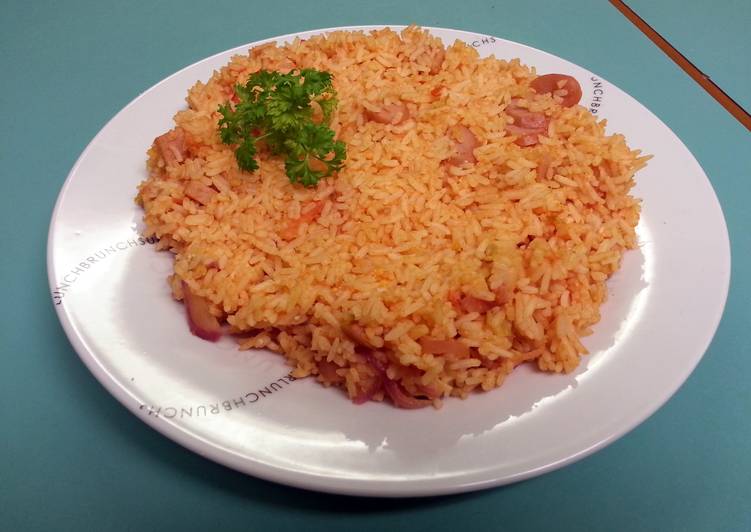 Steps to Make Favorite tomato fried rice