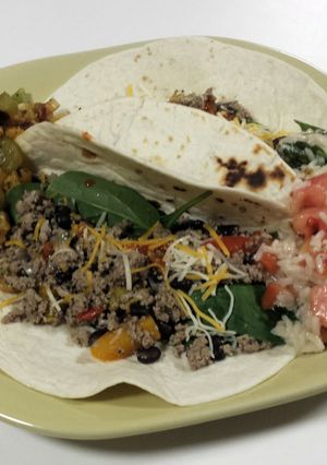A picture of Ground Turkey Tacos.