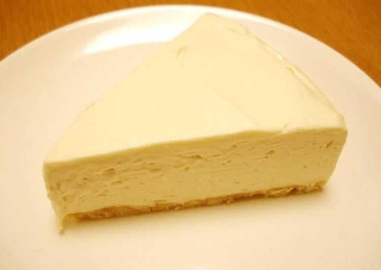 Steps to Make Perfect No Need for Gelatin! Creamy Soft No-Bake Cheesecake