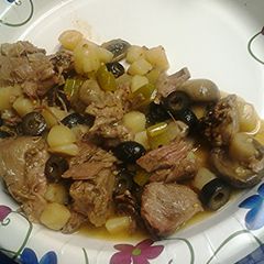 A picture of Lamb stew.