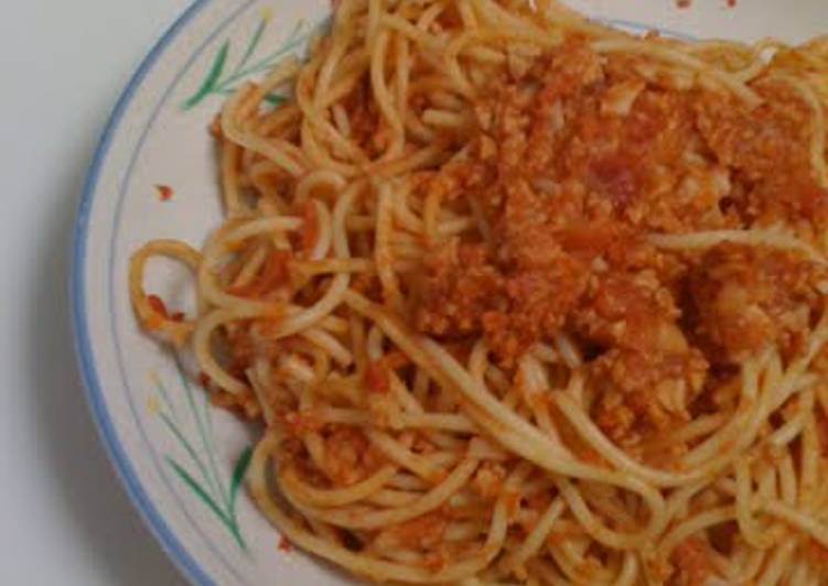 Recipe of Award-winning Vegan &#39;Meat&#39; Sauce for Pasta