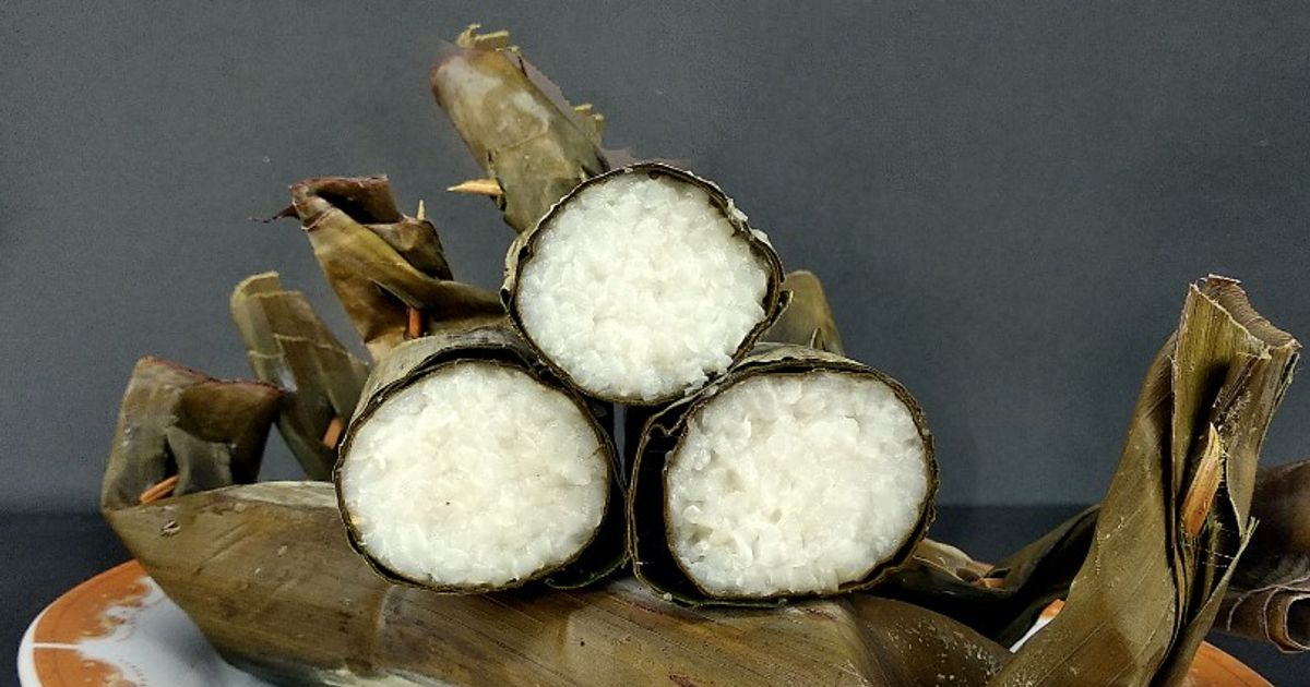 Lontong dari Nasi Aron