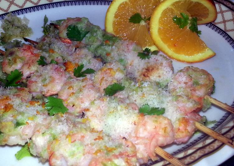 Recipe of Speedy tropical shrimp skewers