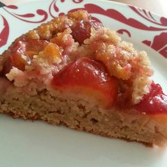 A picture of Sticky Glazed Plum Sponge.