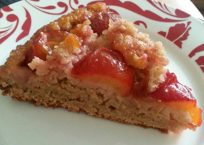 Simple Way to Prepare Quick Sticky Glazed Plum Sponge