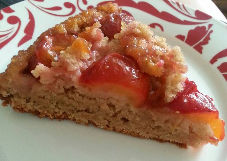 Simple Way to Prepare Speedy Sticky Glazed Plum Sponge