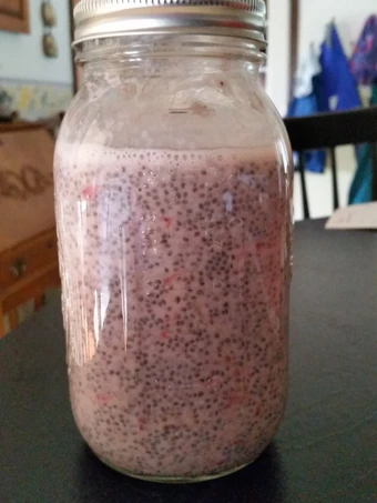 Easy Steps to Prepare Banana strawberry chia pudding the  Makes Drooling Can spoil the tongue