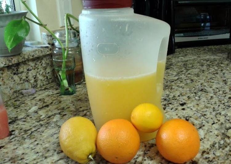 Simple Way to Prepare Perfect Orange Lemonade