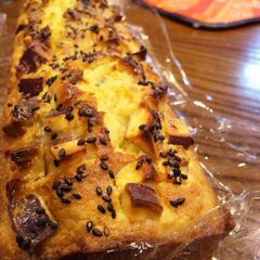 A picture of Warm and Cozy Sweet Potato Pound Cake.