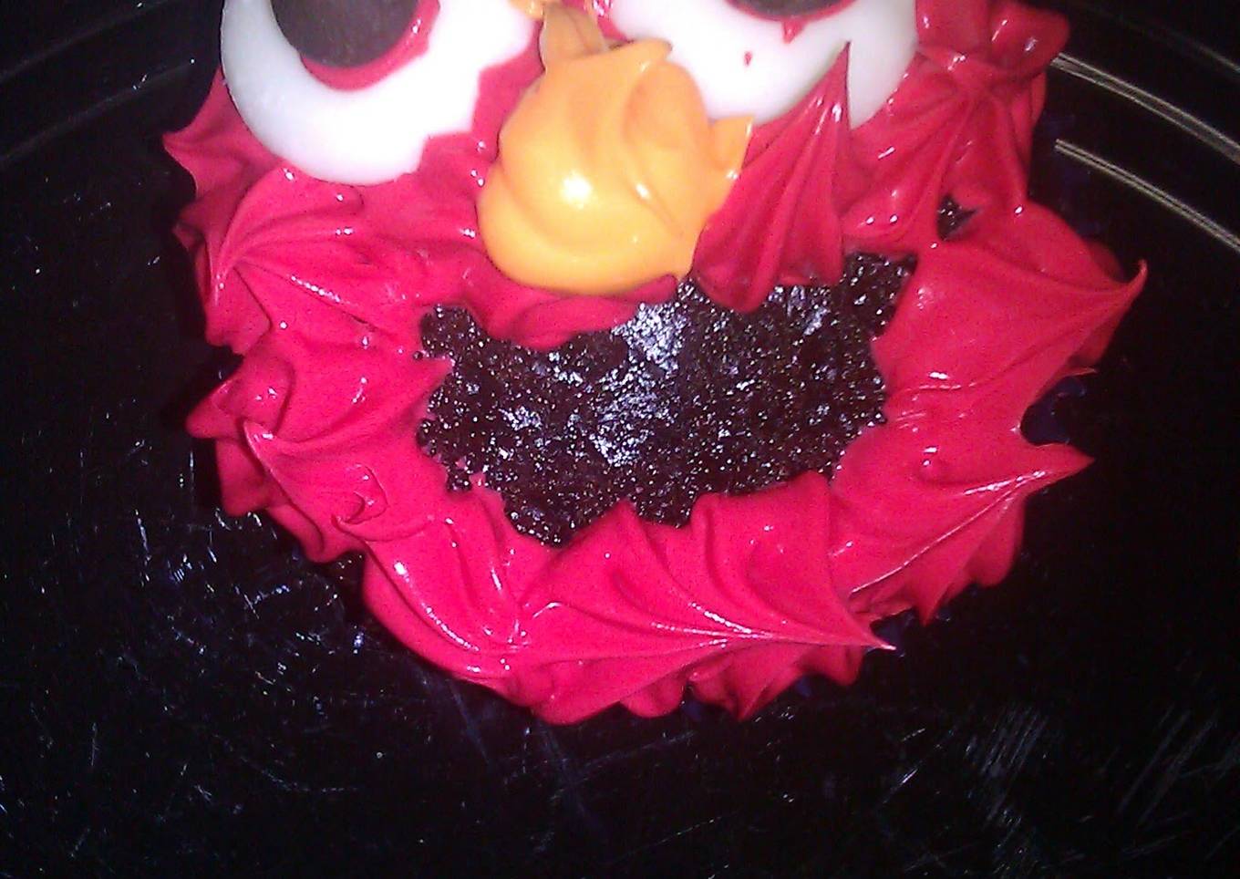 Yummy Elmo cup cakes