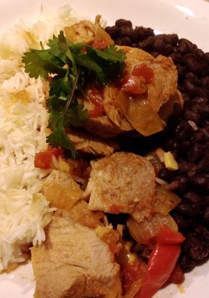 A picture of Slow cooked Cuban pork shoulder/ pressure cooker recipe too.