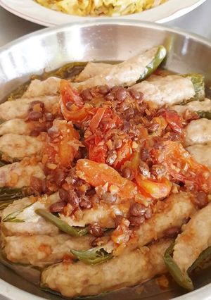 Foto resep ♥️ Cabe Hijau isi daging saus tauco ♥️