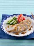 Vinegared Miso Chicken Breast with Honey