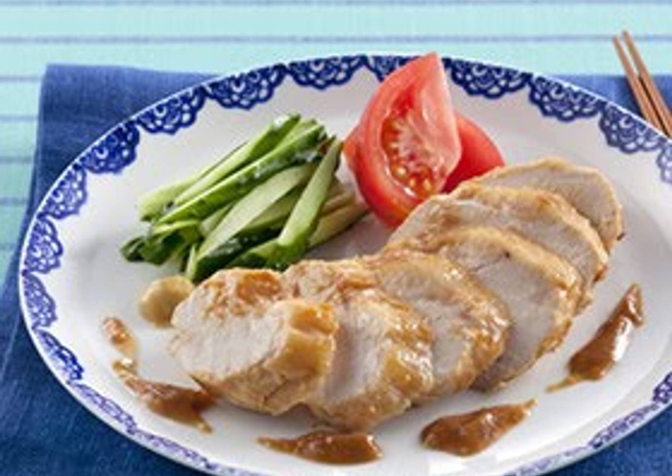 Vinegared Miso Chicken Breast with Honey